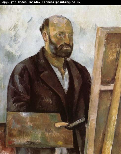 Paul Cezanne Self-Portrait with a Palette